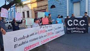 El salario mínimo debería ser de G. 7,6 millones, según sindicatos - Nacionales - ABC Color