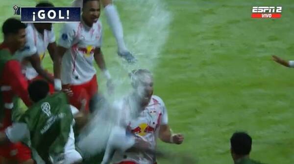 [VIDEO] ¡Nde tavy! Pitta festejó su gol y ligó botellazo