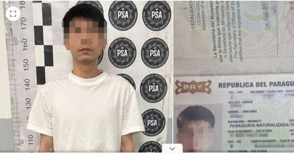 La Nación / Ciudadano chino cae en Argentina con documento paraguayo falsificado
