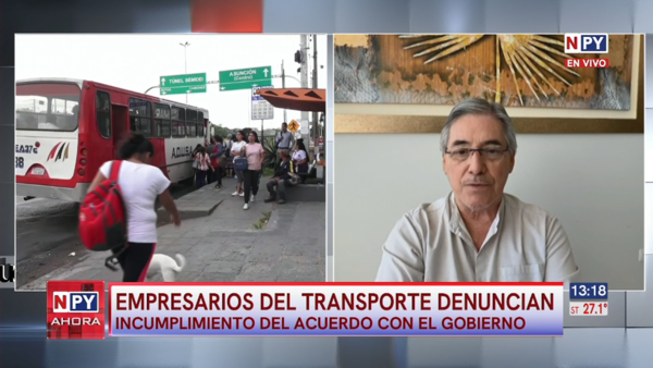 Empresarios del transporte denuncian incumplimiento de acuerdos por parte del Gobierno