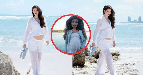 La Nación / Viral: aseguran que Nadia Ferreira luce como una “Barbie embarazada”