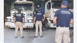 Incautan mercadería sin documentos tras operativo de la DNIT