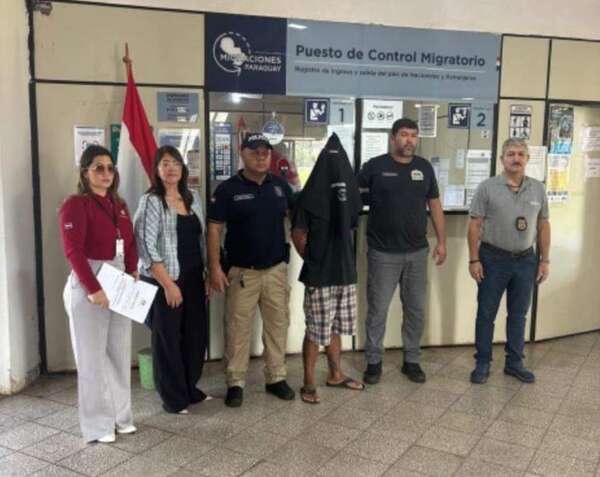 PJC: Expulsan del país a un narco brasileño con condena de más de 20 años de cárcel en Brasil - Policiales - ABC Color