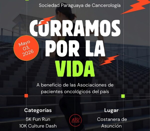 Corramos por la Vida: Paraguay se une en una corrida solidaria por pacientes oncológicos