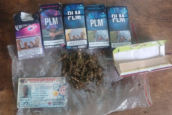 Incautan presunta marihuana durante control en el Centro Educativo de Itauguá