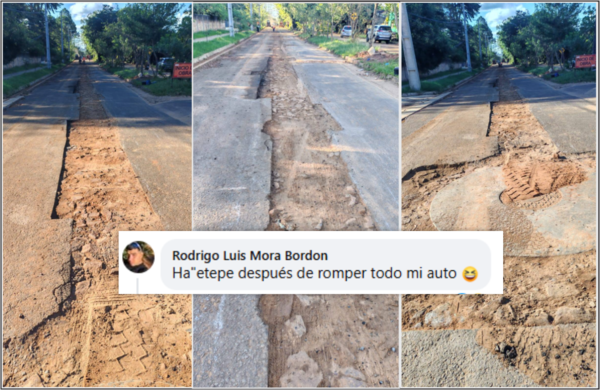 Inician los primeros trabajos para reparación de pavimento en San Ignacio