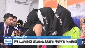 Desarticulan peligrosa banda tras violentos asaltos en Central