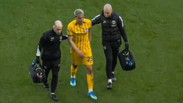 Diego Gómez se retira lesionado en la rodilla