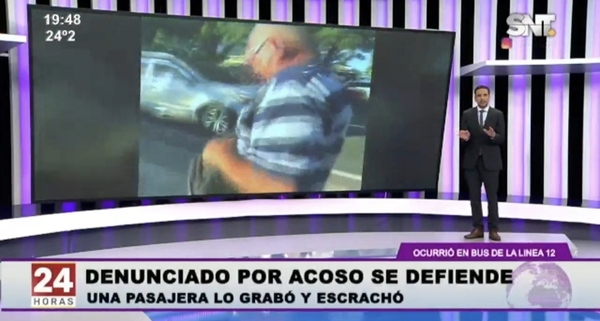 Acusado de acoso en bus niega los hechos y alega problema de salud