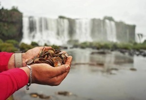 Brasil retira 383 kilos de monedas de las Cataratas del Iguazú | Unicanal