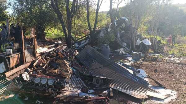 Accidente aéreo deja un muerto y heridos en Alto Paraná