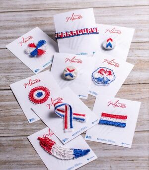 Artesanas ofrecen piezas patrias para celebrar mayo con identidad y tradición