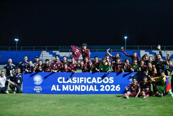 Venezuela sacó boleto al Mundial Sub 17