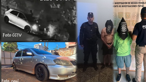 Incautan automóvil que habría sido utilizado por delincuentes en millonario hurto