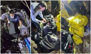 Avión de Prosegur que cayó en Minga Guazú llevaba 30 bolsas de dinero - Policiales - ABC Color