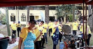 La Nación / Comilona de Teletón se realiza en la Gobernación de Alto Paraná