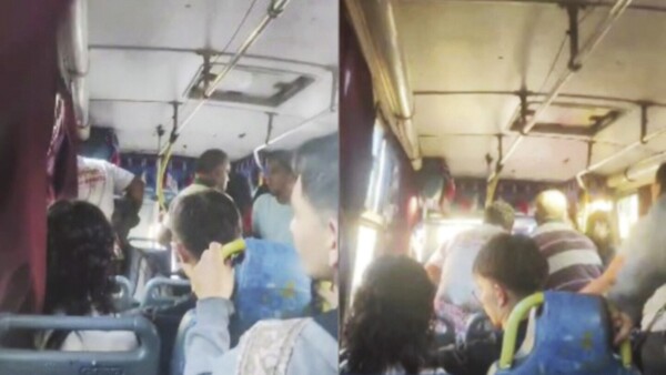 Micro sin frenos dejó temblando a pasajeros