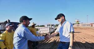 La Nación / Alliana verifica avance de la costanera: “Una nueva imagen para Pilar”