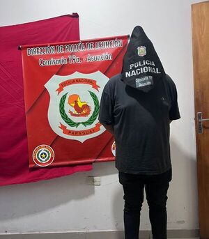 Detienen a hombre tras intento de robo en minimercado de Asunción