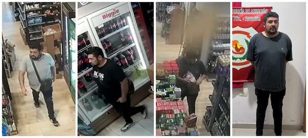 Capturan a un boliviano por serie de robos a tiendas de Biggie - Policiales - ABC Color