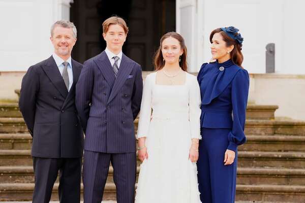 Mirá las fotos de la confirmación de los príncipes Josephine y Vincent de Dinamarca  - Gente - ABC Color