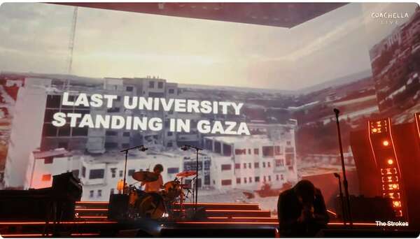 The Strokes elige la protesta política para cerrar su concierto y arrasa en Coachella  - Música - ABC Color