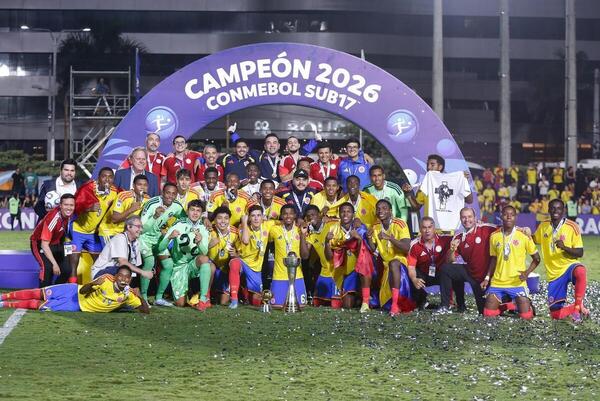 Colombia es el campeón de la CONMEBOL Sub 17