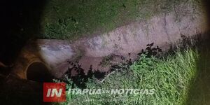  MOTOCICLISTA PIERDE LA VIDA TRAS CAER A UNA ZANJA EN YATYTAY