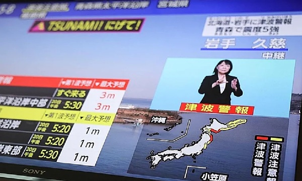 Alerta en Japón por potente terremoto y riesgo de tsunami - OviedoPress