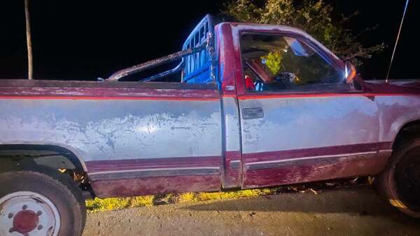 Abuela murió en un accidente entre camioneta y dos motos