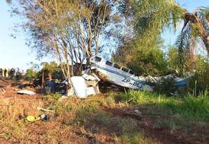 Caída de avioneta en Minga Guazú: así se produjo el siniestro aéreo, según la Dinac - Policiales - ABC Color