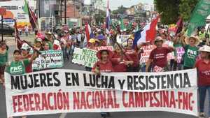 Campesinos e indígenas inician movilización a nivel país por tierra y producción