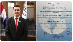 Caso Hernán Rivas: exrector de la Universidad Sudamericana afirmar que fue "obligado" a firmar título del senador