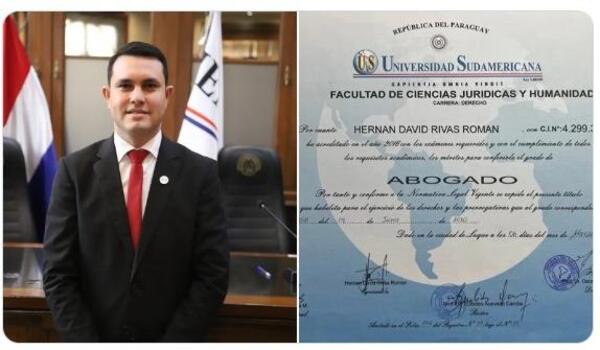 Caso Hernán Rivas: exrector de la Universidad Sudamericana afirmar que fue "obligado" a firmar título del senador