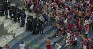 Hospital de Trauma atendió a cinco heridos por arma de fuego tras superclásico - trece