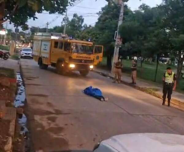 Joven trabajador muere arrollado por una camioneta: conductor huyó - Policiales - ABC Color