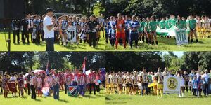 INAUGURAN CAMPEONATO DE LA LIGA DEPORTIVA DE CAMBYRETÁ CON PARTICIPACIÓN DE 10 CLUBES