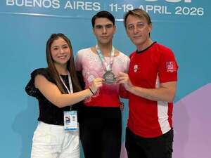 Paraguay suma su cuarta medalla en Buenos Aires con otra plata en patinaje artístico - Polideportivo - ABC Color