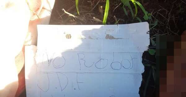 La Nación / Hallan cadáver con una nota que decía: “no robar” en Pedro Juan Caballero