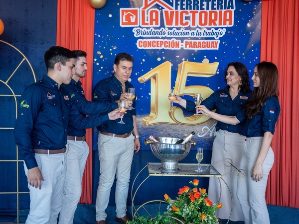 Ferretería La Victoria celebró 15 años de trayectoria y sorteó una casa entre sus clientes - Concepción al Día