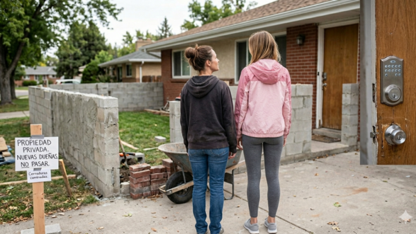 Doña intentó quedarse con la casa de su ex que viajó a Argentina por cuestiones de salud