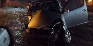  ACCIDENTE DE TRÁNSITO EN CAPITÁN MIRANDA DEJA UN HERIDO Y DAÑOS MATERIALES