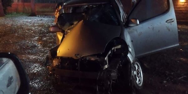  ACCIDENTE DE TRÁNSITO EN CAPITÁN MIRANDA DEJA UN HERIDO Y DAÑOS MATERIALES