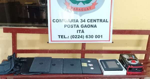 Diario HOY | Recuperan objetos robados a una escuela y detienen a los autores