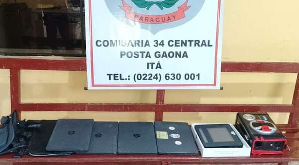 Detienen a los que robaron una escuela - ADN Digital