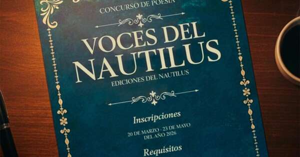 La Nación / Lanzan el concurso de poesía paraguaya “Voces del Nautilus”