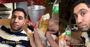 La Nación / Reacción: un árabe probó el “lomito árabe” en Paraguay y afirmó que “no mienten”