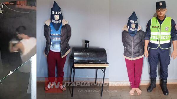 QUISO HACER ASADO CON PARRILLA AJENA Y TERMINÓ PRESO