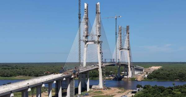 La Nación / Obras complementarias al puente de Carmelo Peralta están en marcha