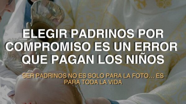 Pediatra recomienda elegir bien a compadres: “Ser padrino no es sacarse una foto y desaparecer”